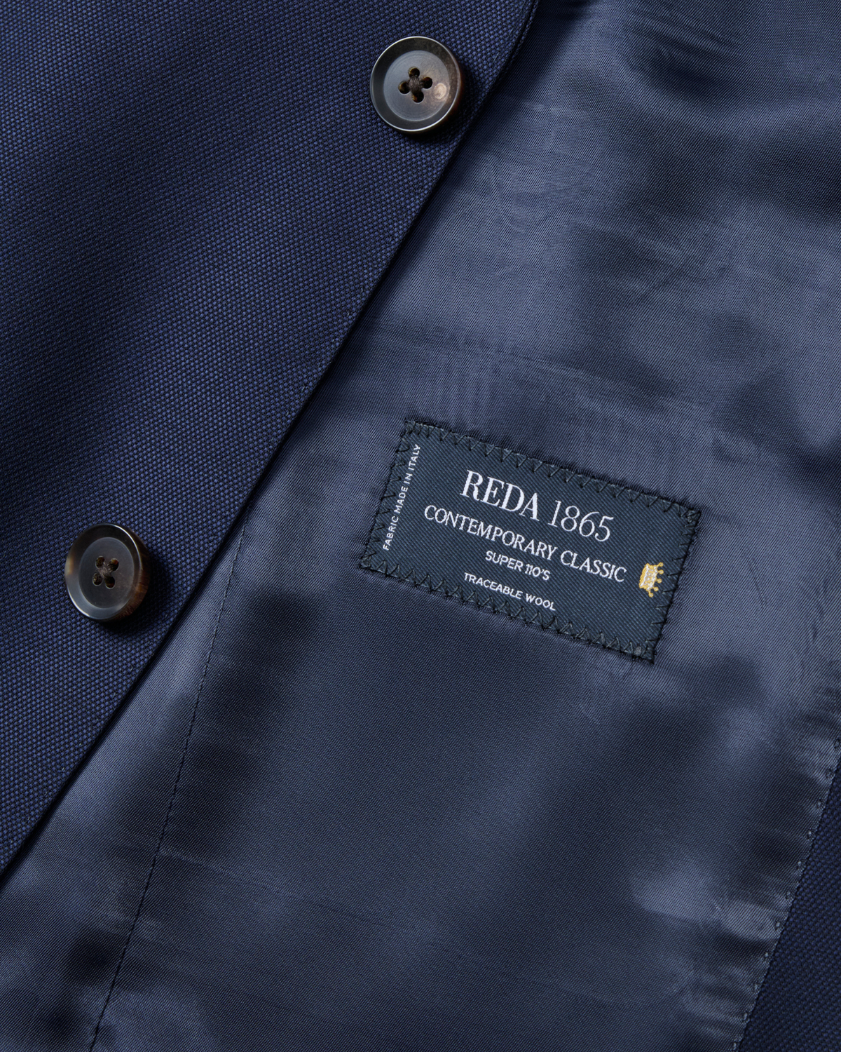 義大利 Reda 深藍色 訂製西裝外套