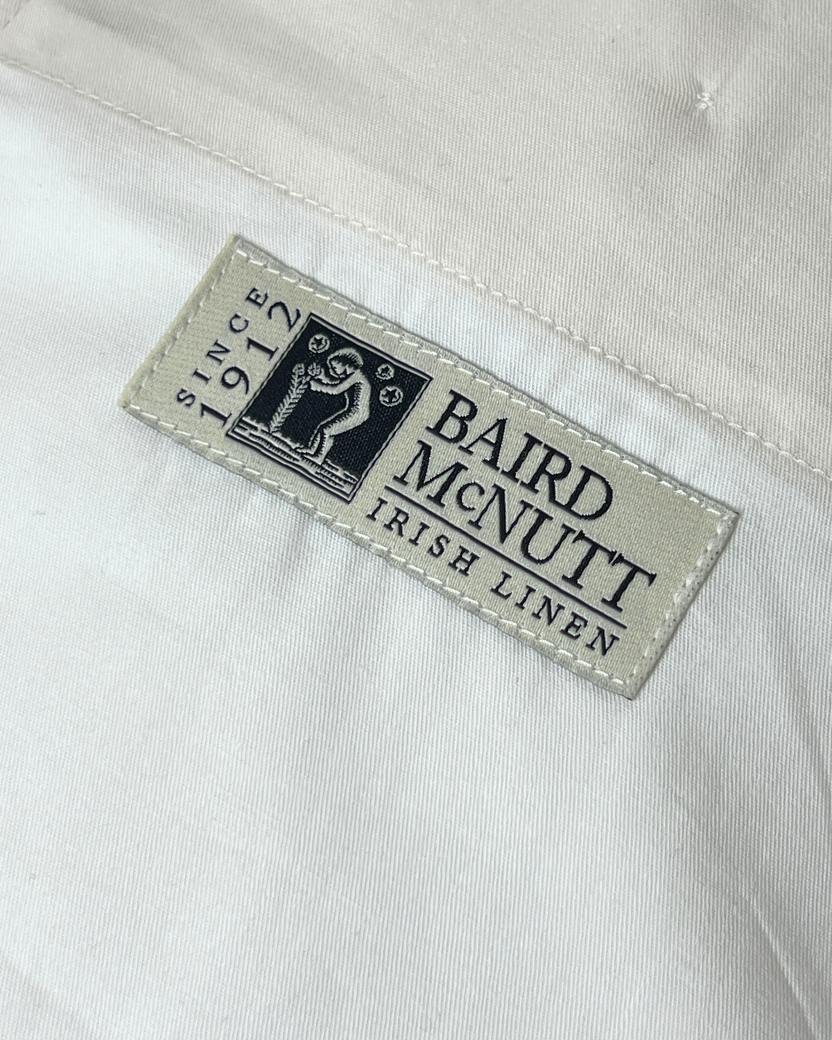 【Sample Sale】英國 Baird McNutt 純亞麻 米白色休閒褲 36腰