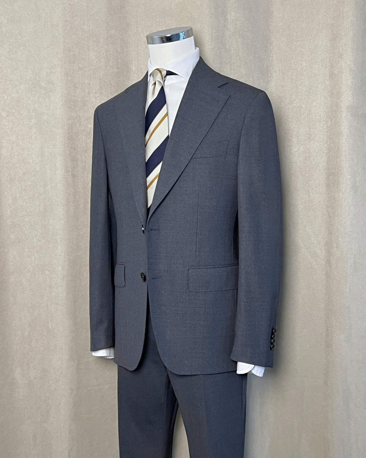【Sample Sale】義大利 VBC Supersonic 深灰色 兩件套西裝 44S