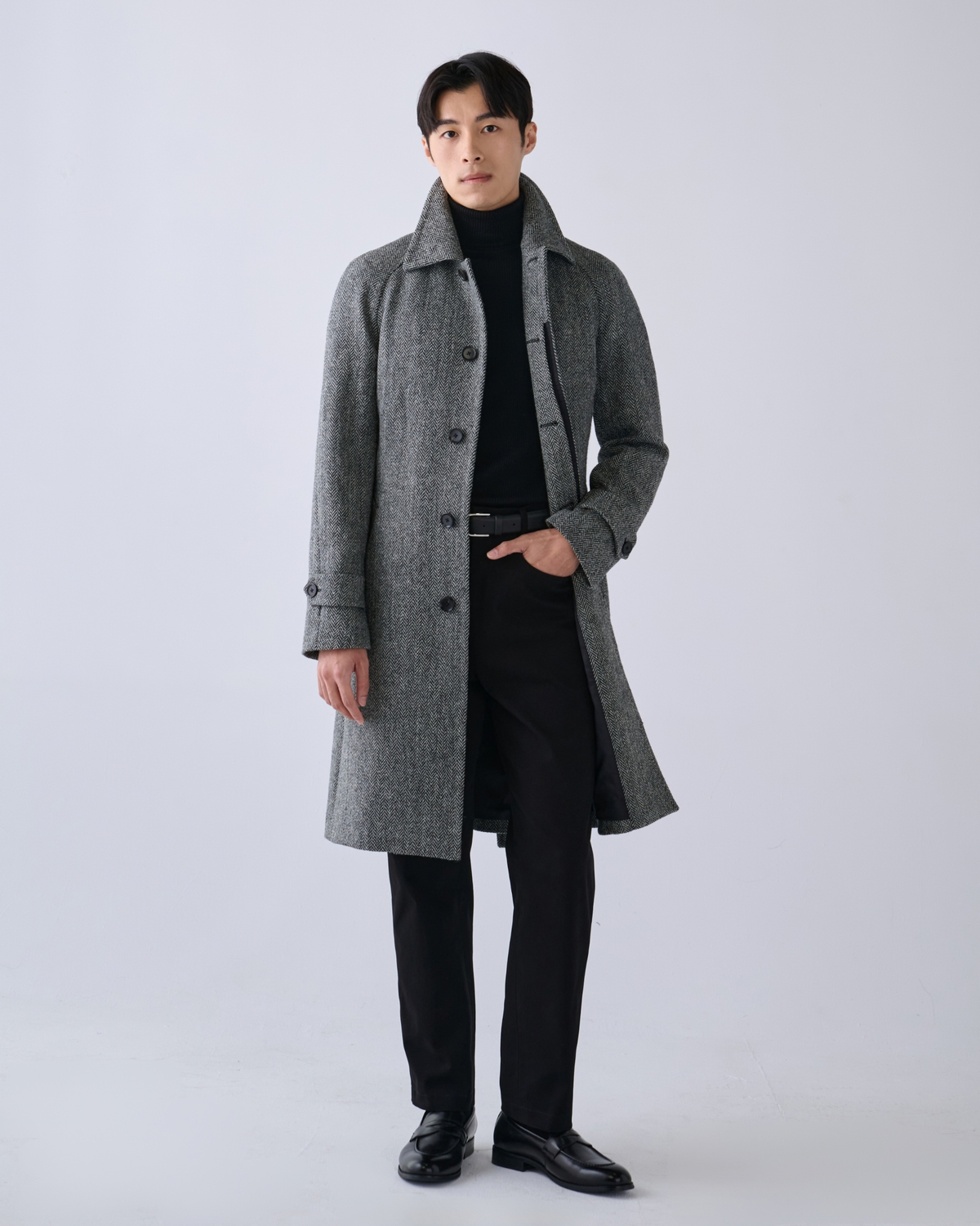 【Sample Sale】黑色棉質彈性 五袋休閒褲 32腰