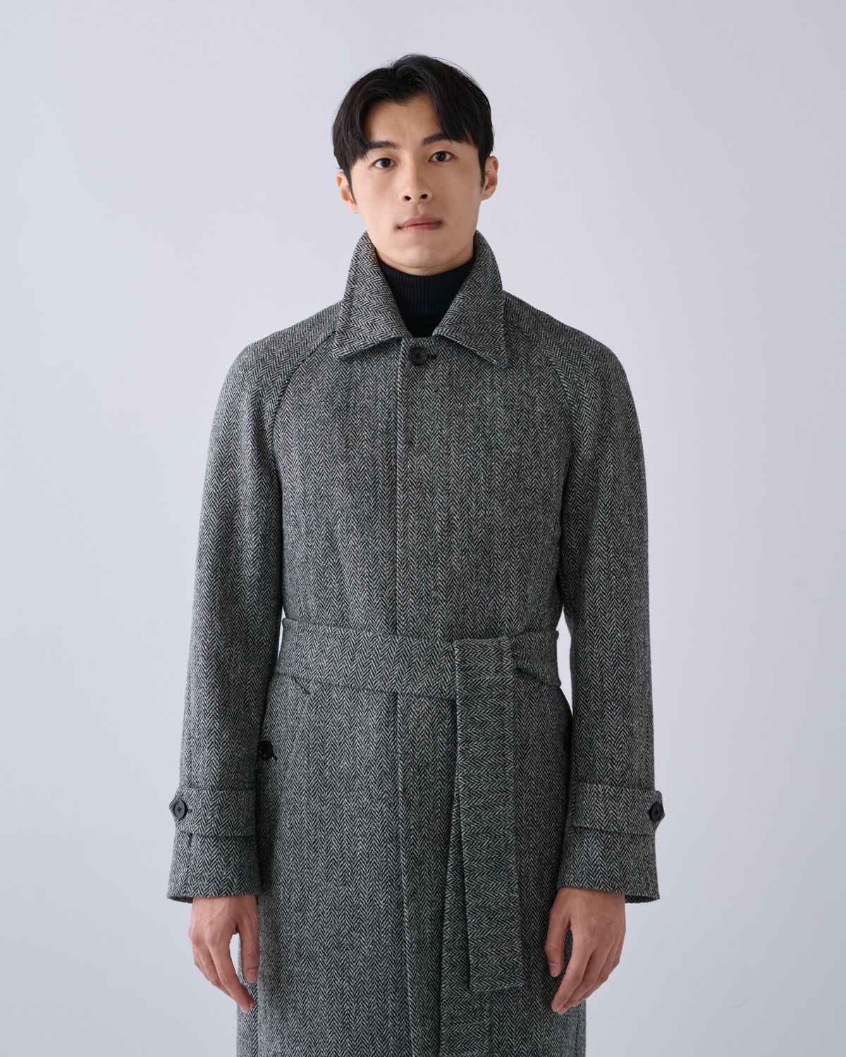 英國 Harris Tweed 訂製巴爾瑪肯大衣