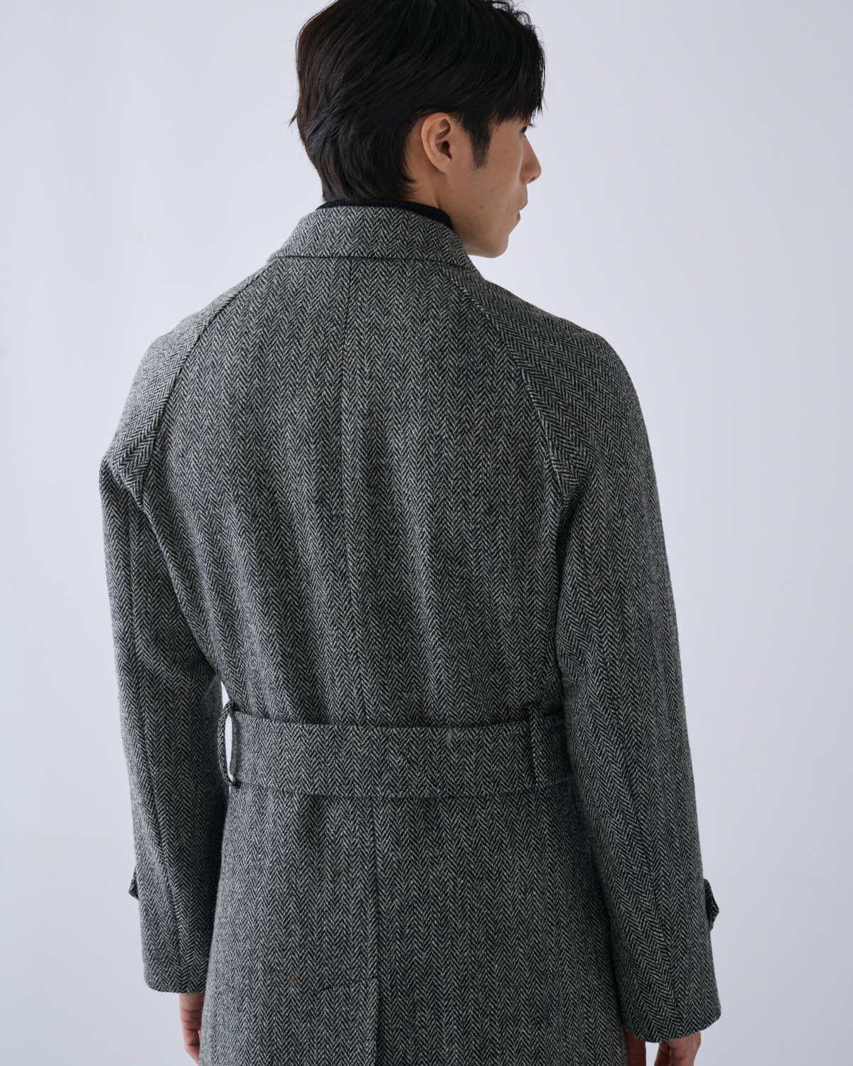 英國 Harris Tweed 訂製巴爾瑪肯大衣