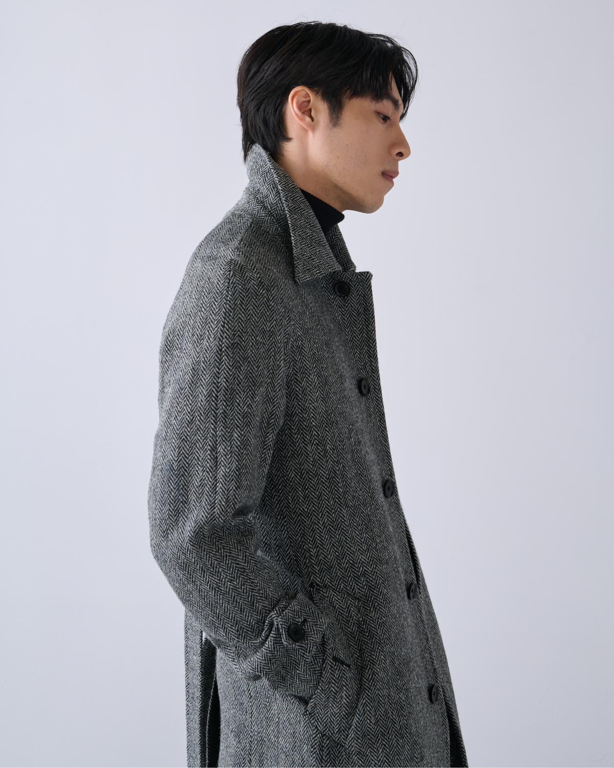 英國 Harris Tweed 訂製巴爾瑪肯大衣