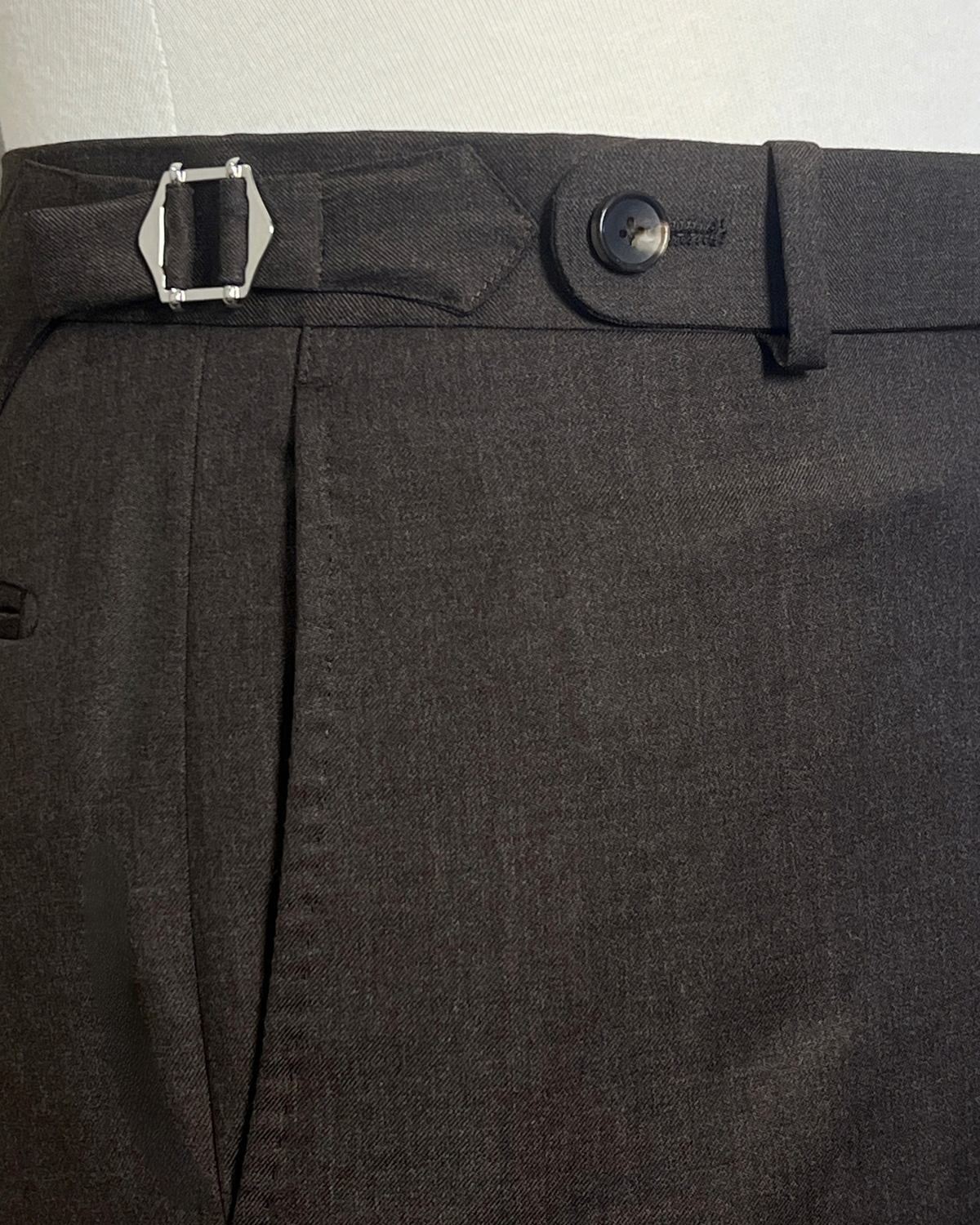 【Sample Sale】義大利 Reda Super 110's 咖啡色西裝褲 小尺寸40R