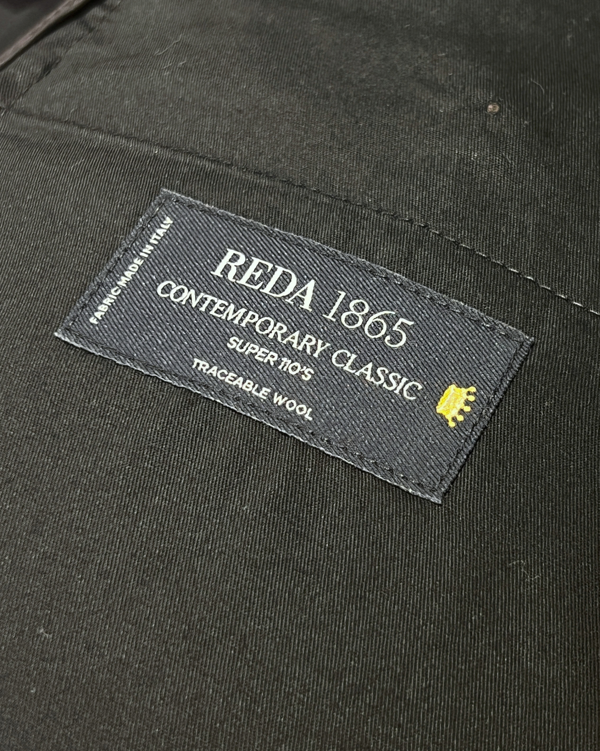 【Sample Sale】義大利 Reda Super 110's 咖啡色西裝褲 小尺寸40R