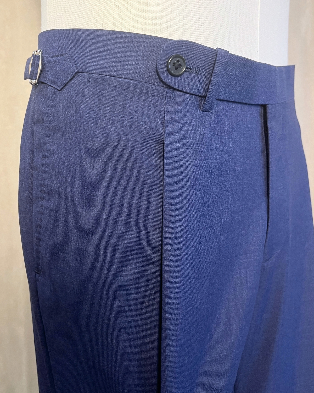 【Sample Sale】義大利 VBC Super 120's 藍灰色 西裝褲 50R