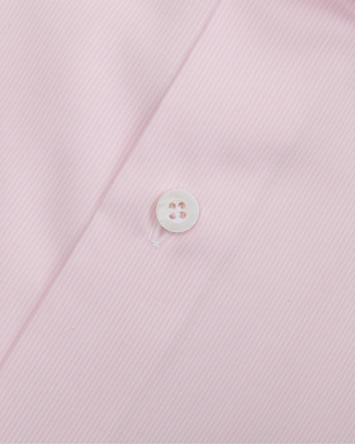 淺粉色條紋 純棉訂製襯衫