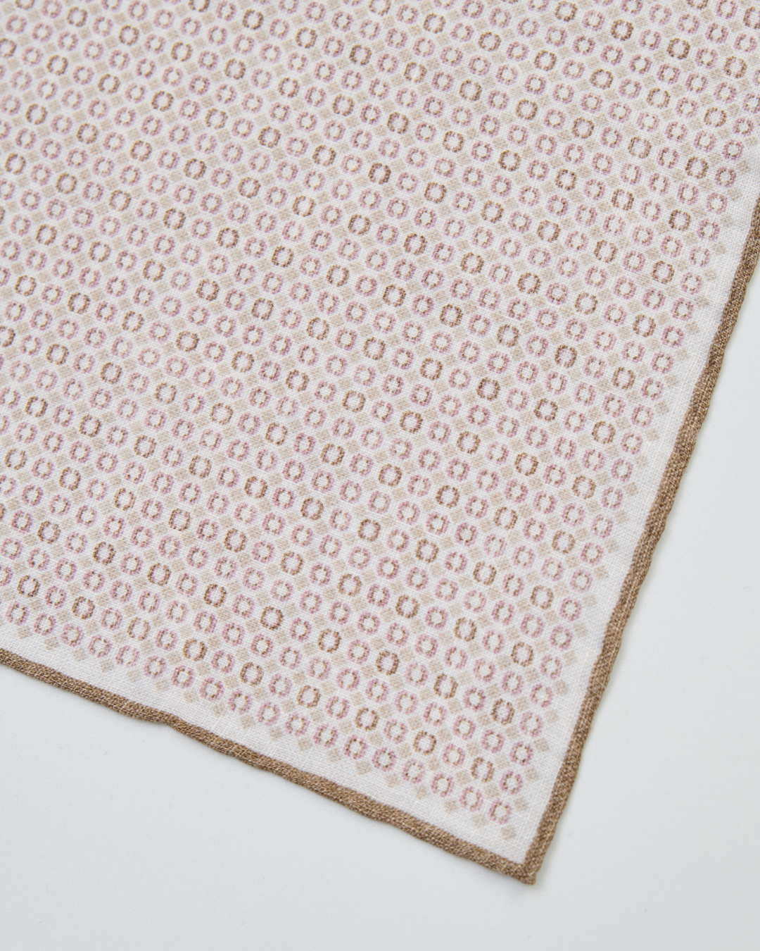 【樣衣特賣】義大利 Paolo Albizzati  亞麻手捲滾邊袋巾