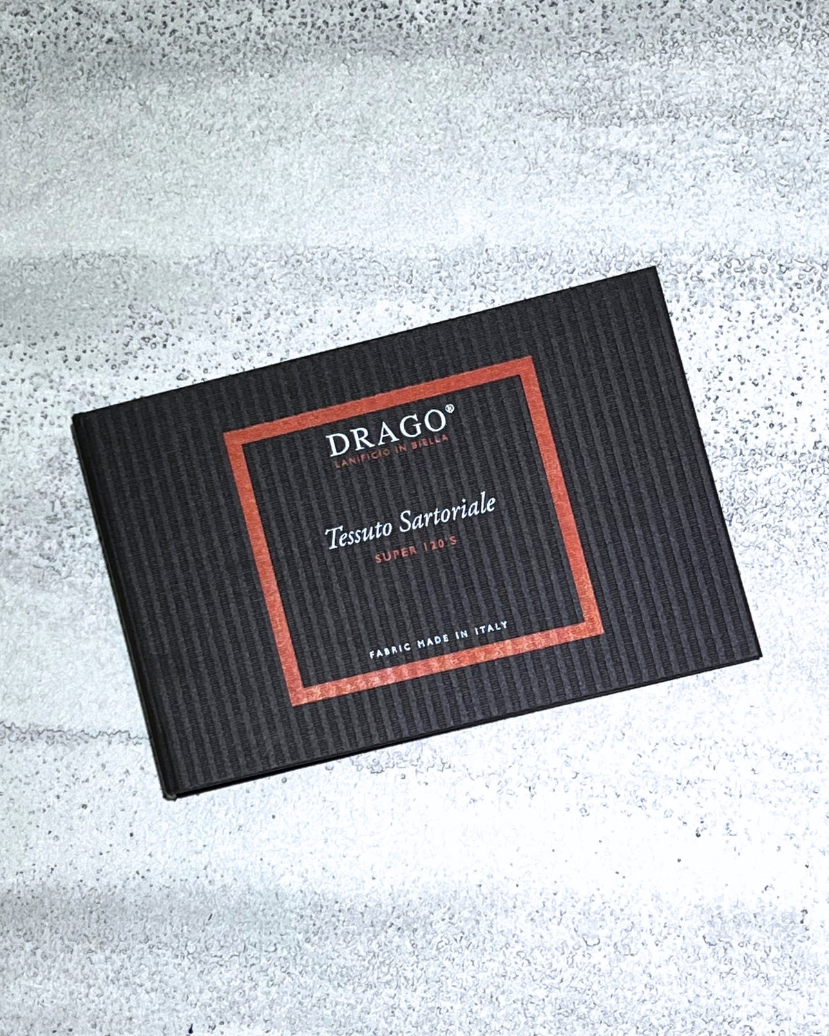 【Sample Sale】義大利 Drago Super120's 純黑色 兩件套西裝 46S