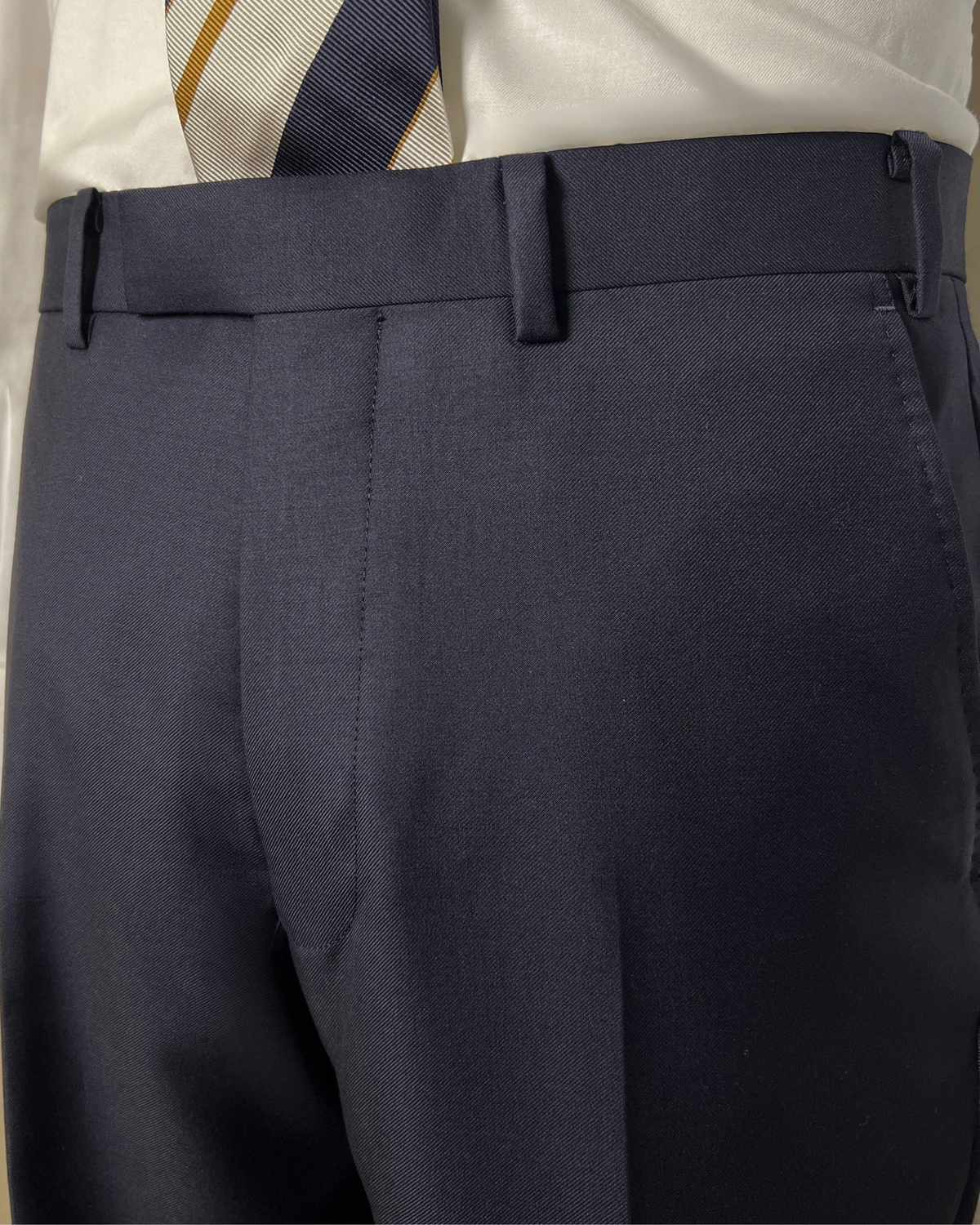 【Sample Sale】義大利 VBC Super 110's 深藍色 兩件套西裝 46S